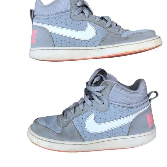 RARE 2016 Nike Court Borough Mid 'Wolf Gray' Size 7 - Picture 9 of 16